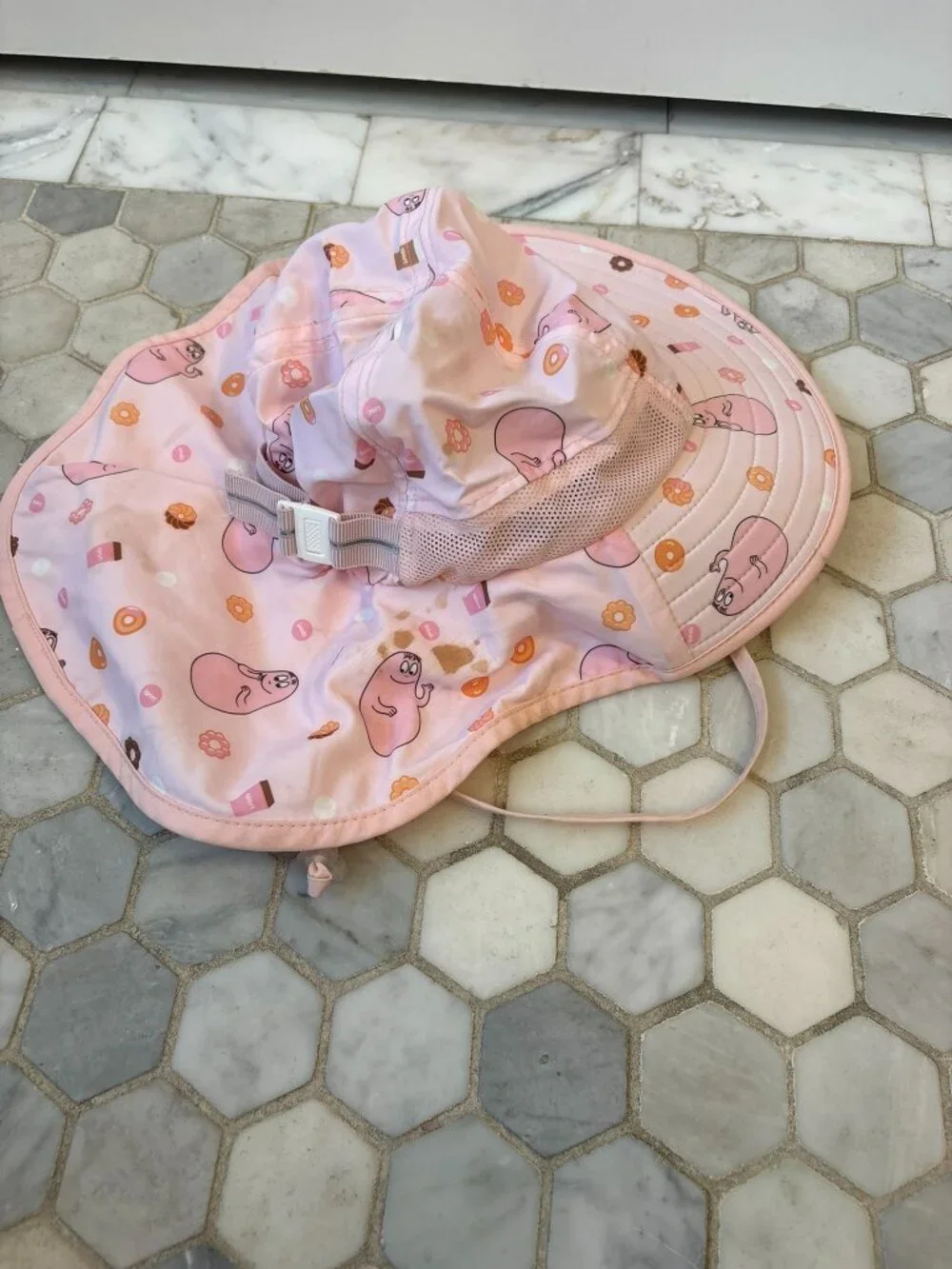 Sun Hat with Flap Kids Girl Summer Beach